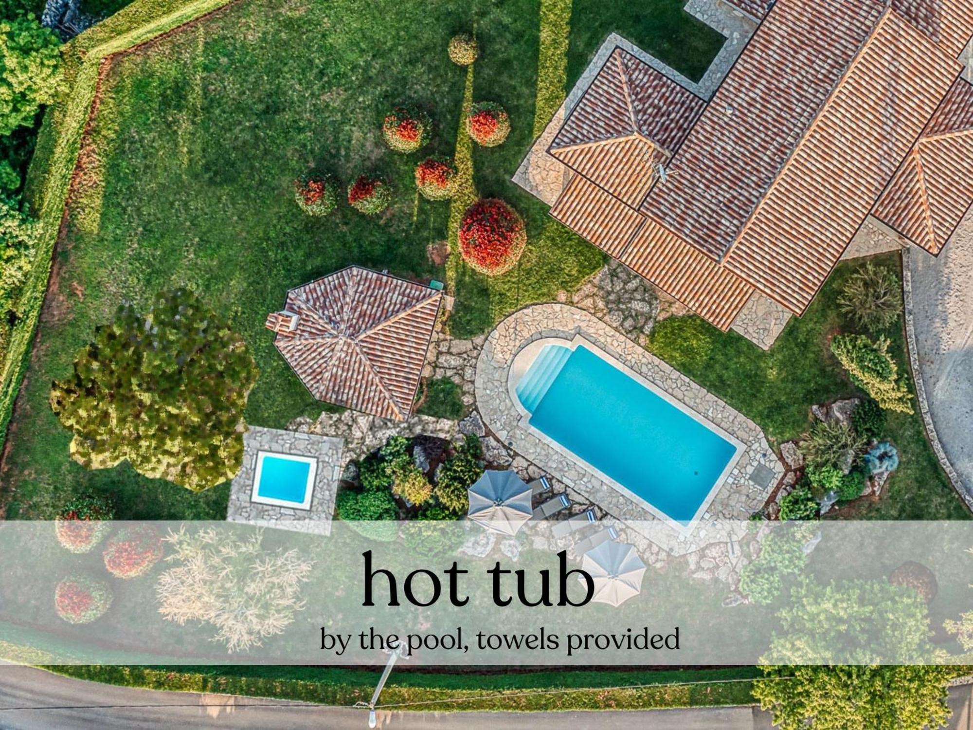 Villa Paolina With Hot Tub Višnjan Extérieur photo